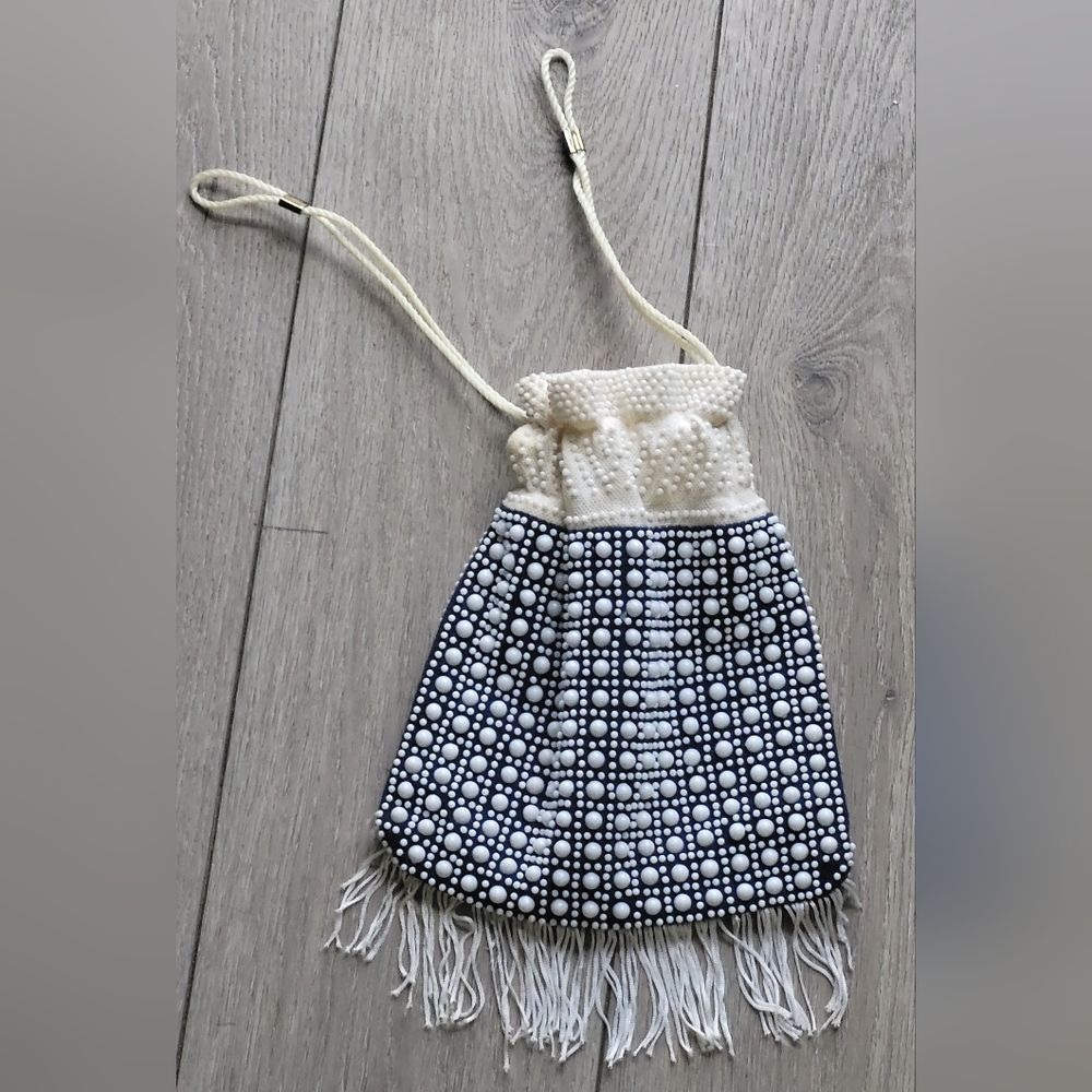 Bubble Beaded vintage flapper bag